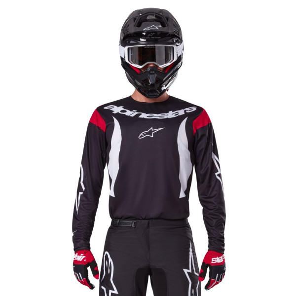 Кросова кофта Alpinestars MX Fluid Haul біло-чорна