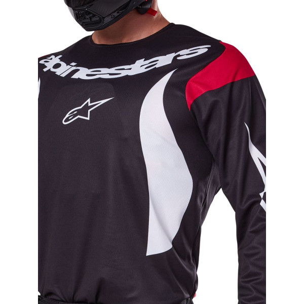 Кросова кофта Alpinestars MX Fluid Haul біло-чорна