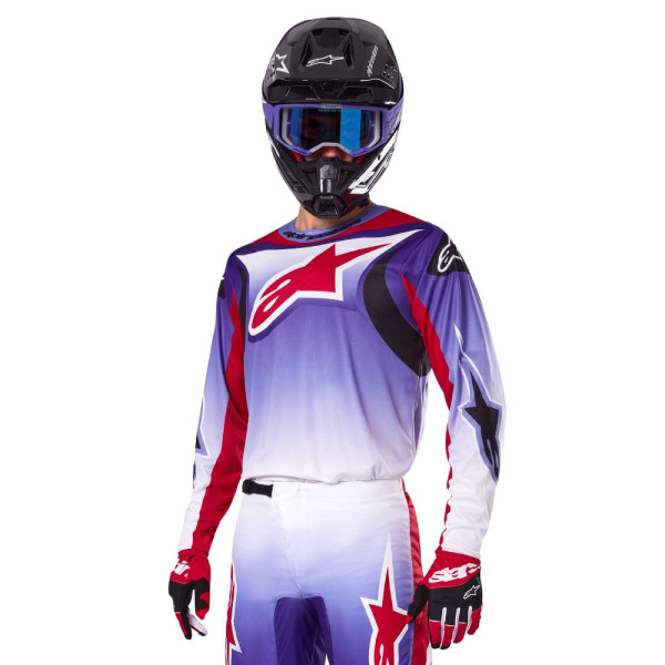 Кросова кофта Alpinestars MX Fluid Wurx фіолетово-червона