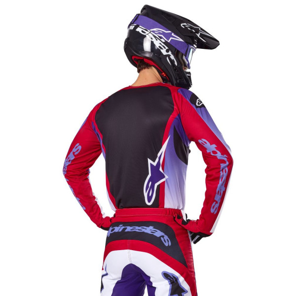 Кросова кофта Alpinestars MX Fluid Wurx фіолетово-червона