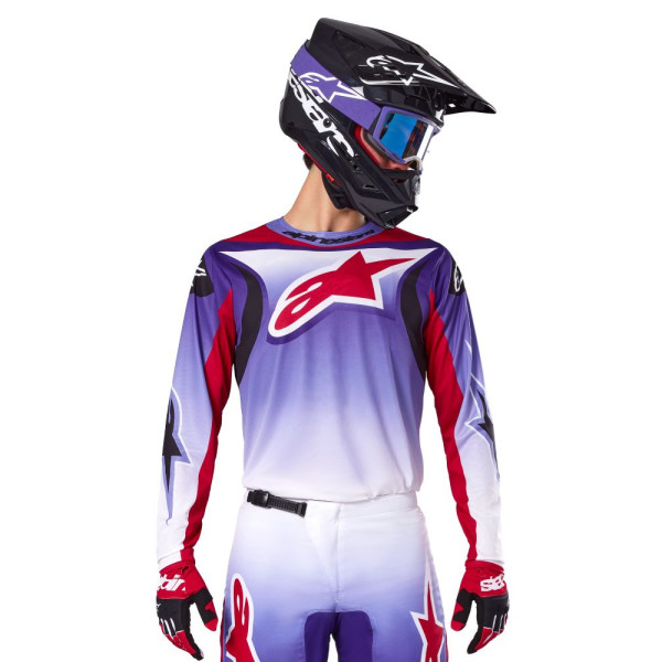 Кросова кофта Alpinestars MX Fluid Wurx фіолетово-червона