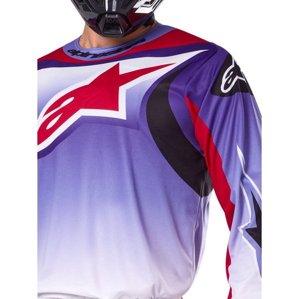 Кросова кофта Alpinestars MX Fluid Wurx фіолетово-червона