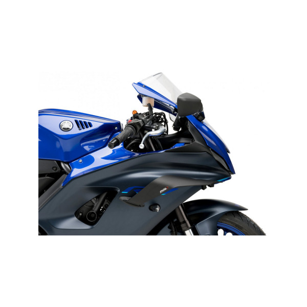 Бічні спойлери притискні Puig Yamaha R7 (22-) чорні матові