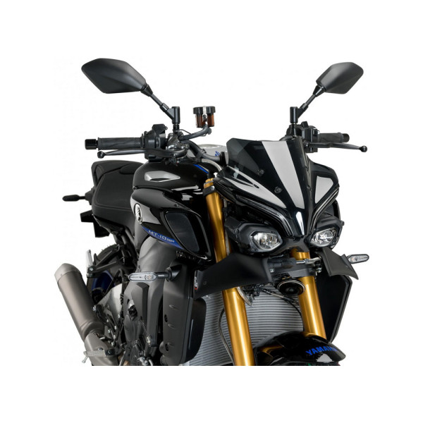 Бічні спойлери притискні Puig Yamaha MT-10/ SP (22-) чорні матові