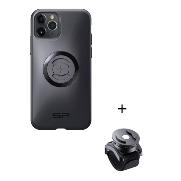 Комплект: чохол для телефону iPhone 11 PRO/XS/X + кріплення на липучці SPC+ SP Connect