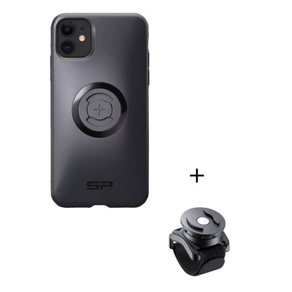 Комплект: чохол для телефону iPhone 11/XR + кріплення на липучці SPC+ SP Connect