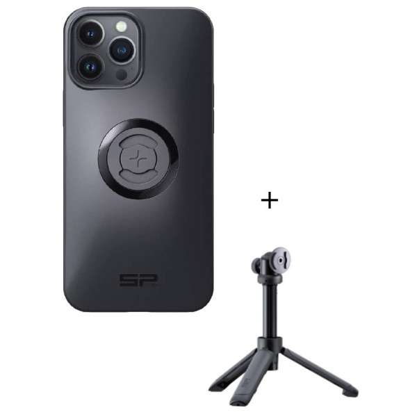 Комплект: чохол для телефону iPhone 12 Pro Max + штатив/selfie stick SPC+ SP Connect