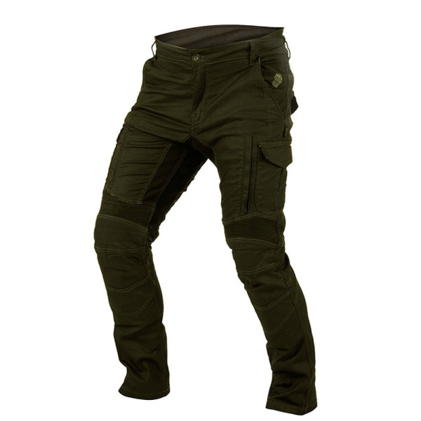 Джинсові мотоциклетні штани TRILOBITE Acid Scrambler Khaki 2.0