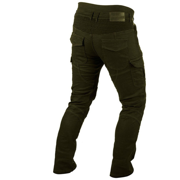 Джинсові мотоциклетні штани TRILOBITE Acid Scrambler Khaki 2.0