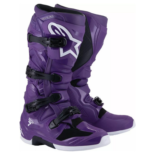 Бутси ендуро Alpinestars MX Tech 7 фіолетово-чорні