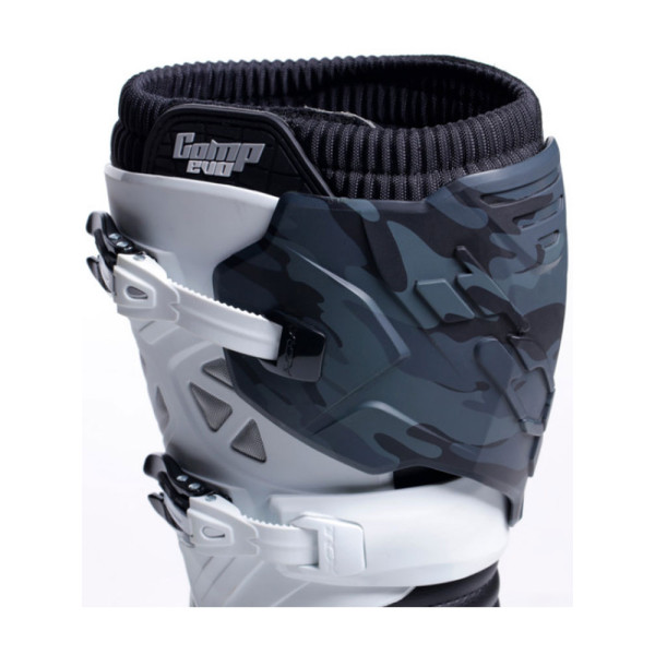 Бутси ендуро TCX Comp Evo 2 Michelin чорнo-біло-камуфляжні
