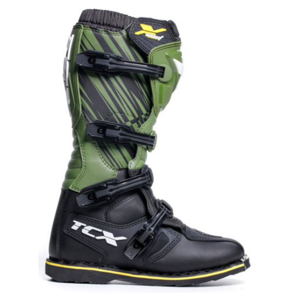 Бутси ендуро TCX X-Blast чорні-зелені