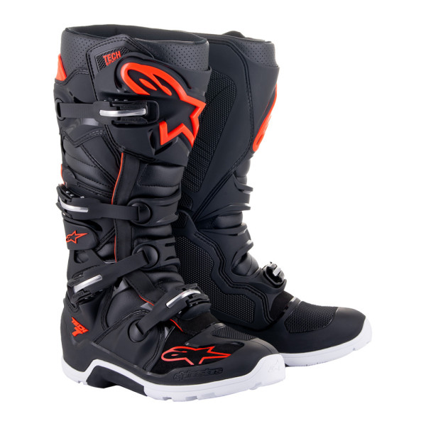 Бутси ендуро Alpinestars MX Tech 7 Enduro чорні-червоні