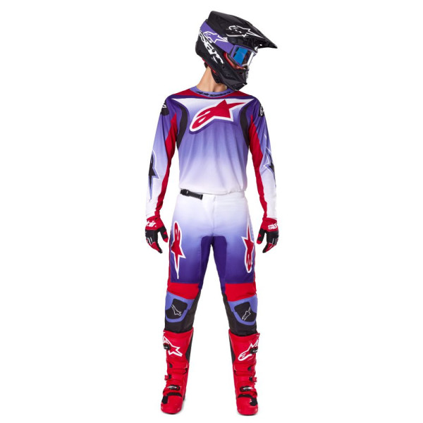 Кросові штани Alpinestars MX Fluid Wurx фіолетово-червоні
