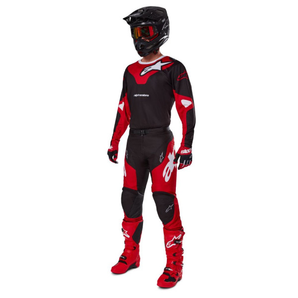 Кросові штани Alpinestars MX Racer Veil чорні-червоні
