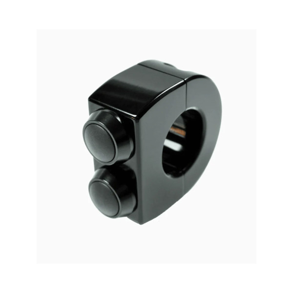 Кнопка для контролера Motogadget mo-Switch Plain 2 чорна діаметр керма: 25,4 мм