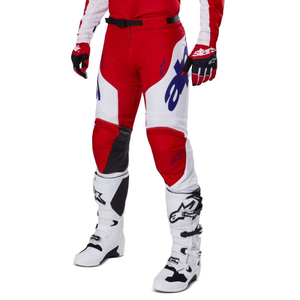 Кросові штани Alpinestars MX Racer Veil червоно-білі