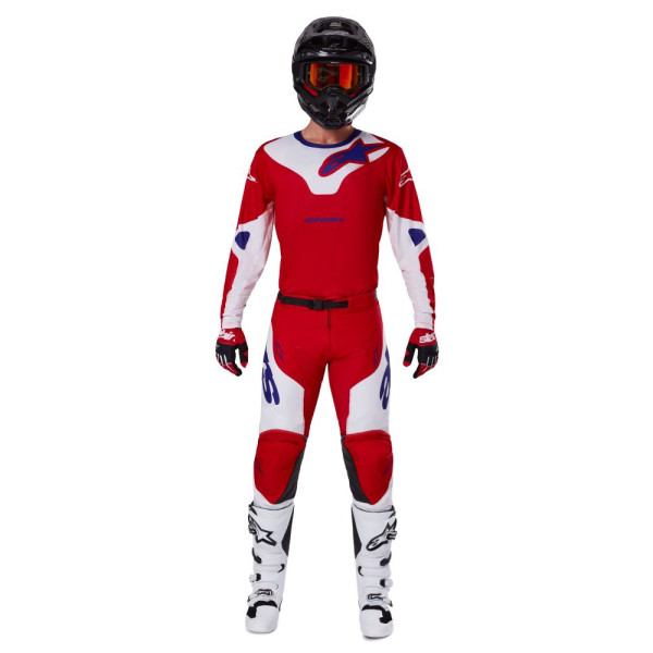 Кросові штани Alpinestars MX Racer Veil червоно-білі