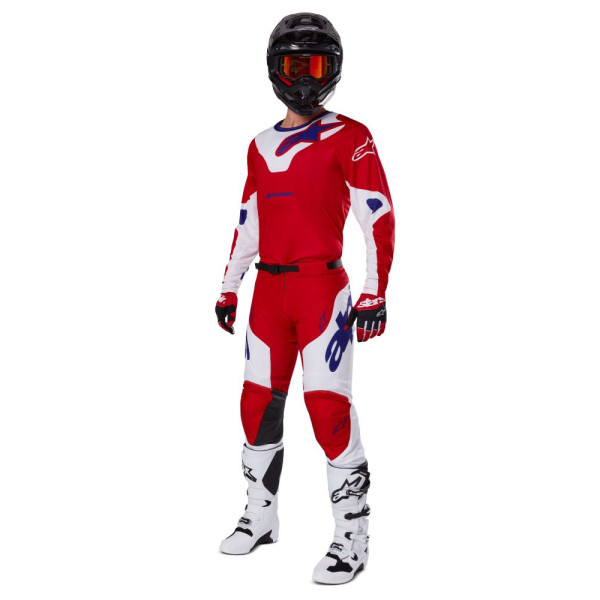 Кросові штани Alpinestars MX Racer Veil червоно-білі