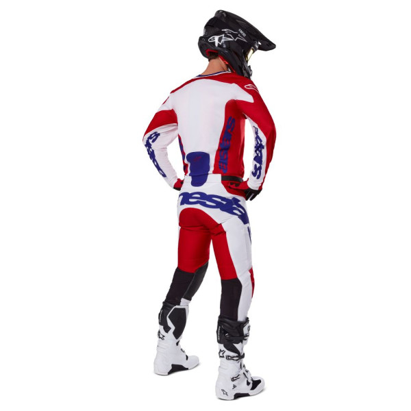 Кросові штани Alpinestars MX Racer Veil червоно-білі