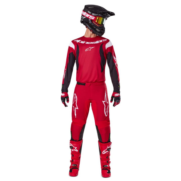 Кросові штани Alpinestars MX Fluid Haul чорнo-червоні