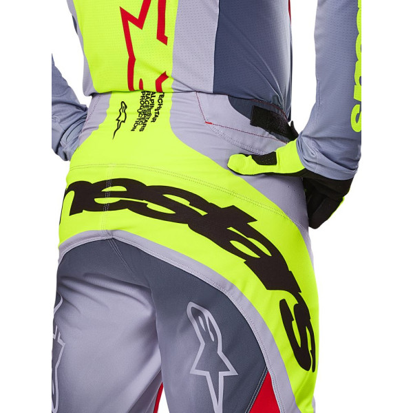 Жіночі текстильні мотоциклетні штани Alpinestars Techstar Melt червоно-сірі