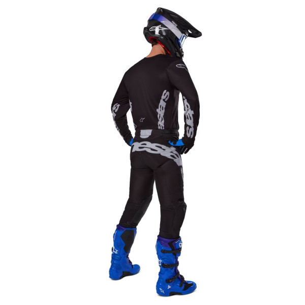 Кросові штани Alpinestars MX Racer Graphite чорнo-сірі