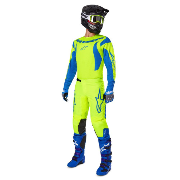 Кросові штани Alpinestars MX Fluid Haul жовто-сині