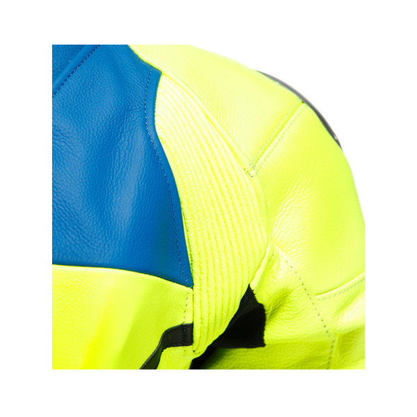 Мотоциклетний комбінезон дитячий одночастинний Dainese GEN-Z (перфорована версія) синьо-флюо жовтий