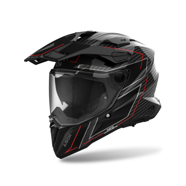 Шолом adventure Airoh Commander II Carbon Stylish