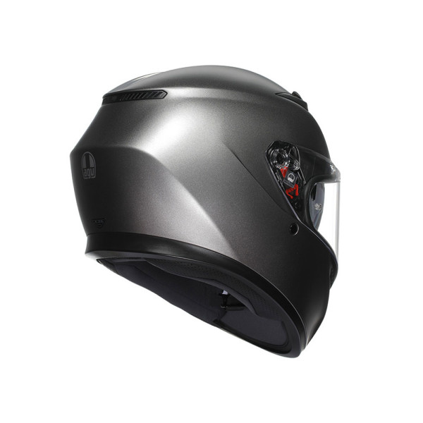 Інтегральний шолом AGV K3 Mono Luna сірий матовий