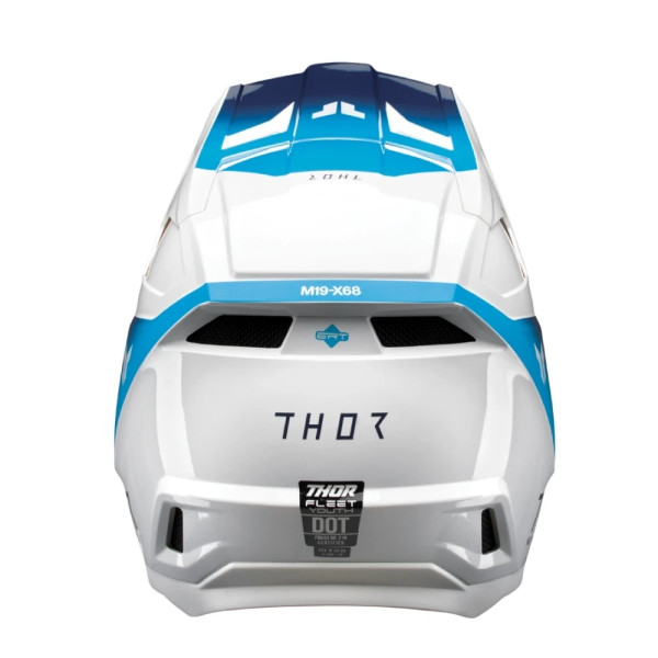 Дитячий ендуро шолом Thor Fleet Storm біло-синій