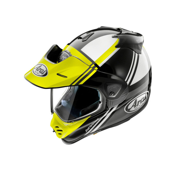 Шолом adventure Arai Tour-X5 Cosmic чорний-біло-жовтий