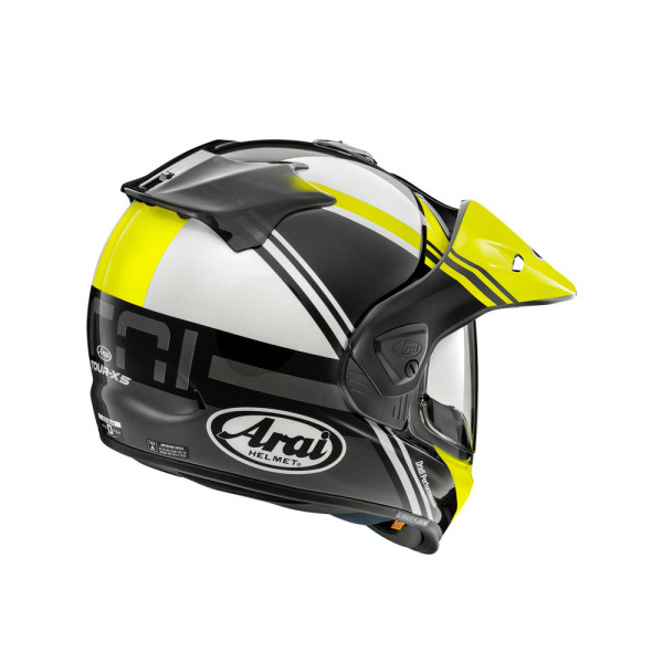 Шолом adventure Arai Tour-X5 Cosmic чорний-біло-жовтий