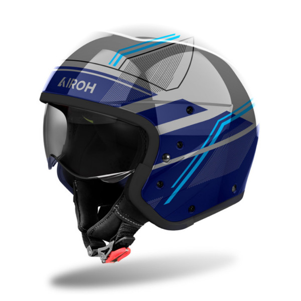 Модульний шолом Airoh J110 Slim синій глянець