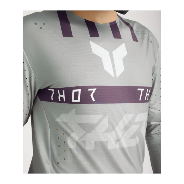 Блуза ендуро Thor Sportmode Flite сіро-фіолетова