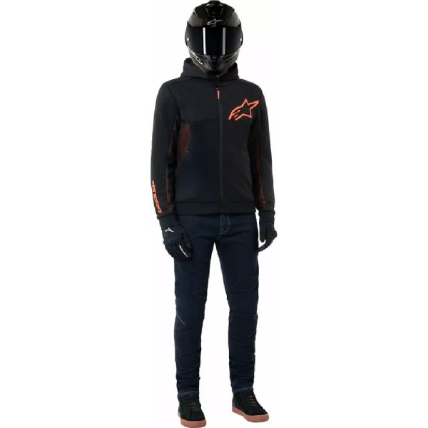 Мотоциклічна кофта Alpinestars Chrome Air чорна-червона