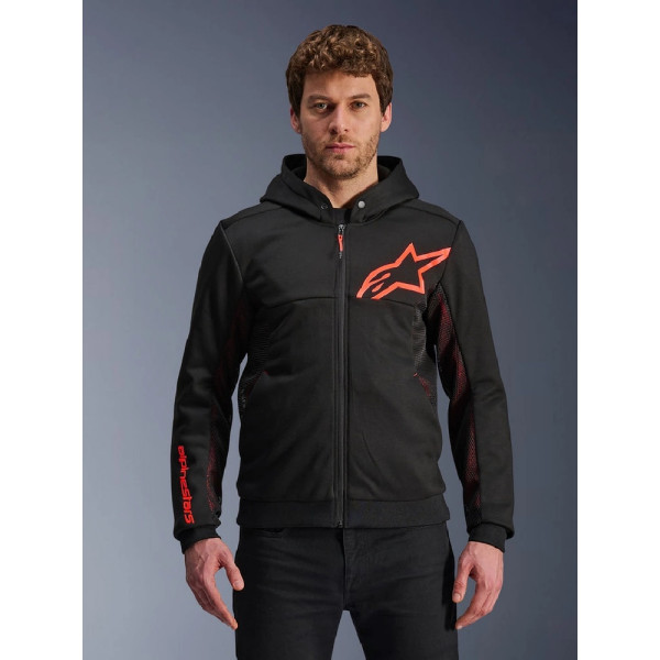 Мотоциклічна кофта Alpinestars Chrome Air чорна-червона
