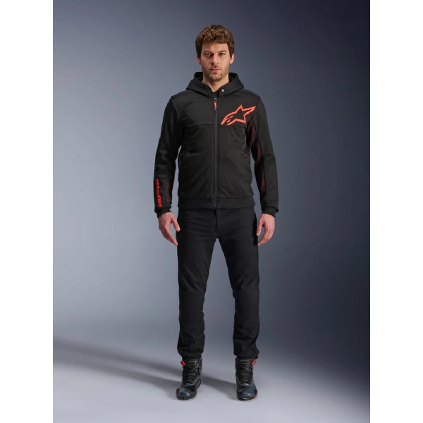Мотоциклічна кофта Alpinestars Chrome Air чорна-червона