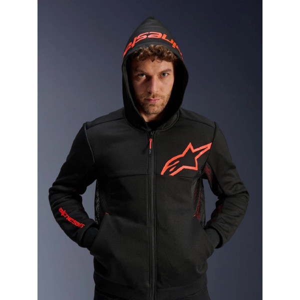 Мотоциклічна кофта Alpinestars Chrome Air чорна-червона