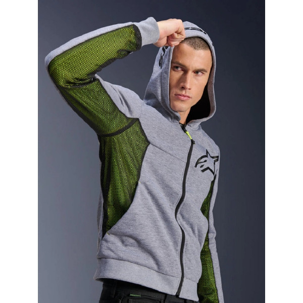 Мотоциклічна кофта Alpinestars Chrome Air чорна-сіра-флуо