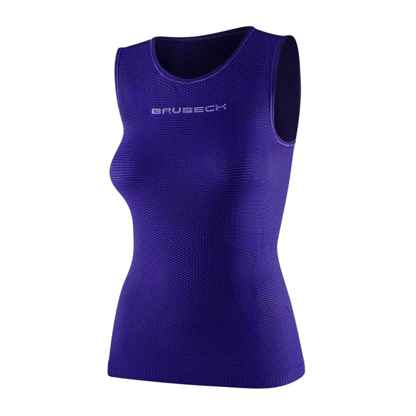 Жіноча футболка Brubeck Athletic 3D Pro без рукавів фіолетова