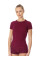 Жіноча футболка Brubeck Active Wool з коротким рукавом сливова