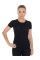 Жіноча футболка Brubeck Active Wool з коротким рукавом чорна