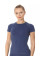 Жіноча футболка Brubeck Active Wool з коротким рукавом джинсова