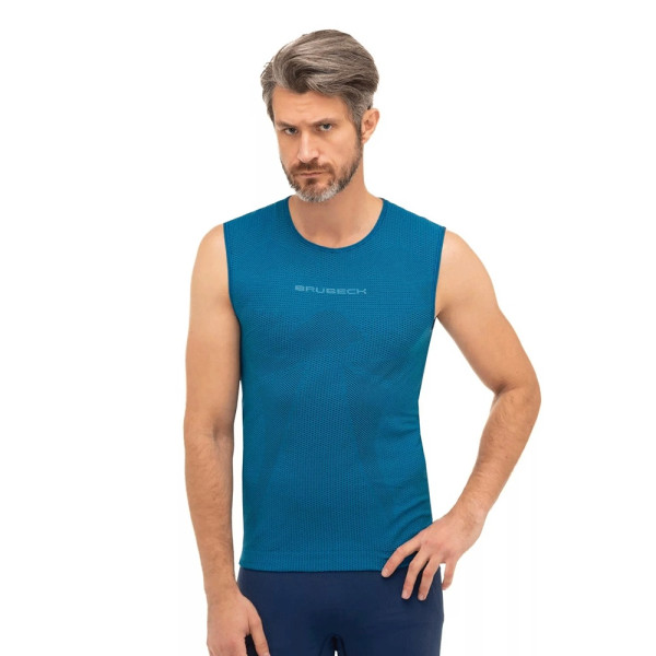 Безрукавка Brubeck Athletic 3D Pro блакитна