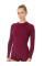 Жіноча футболка Brubeck Active Wool з довгим рукавом фіолетова