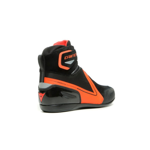 Мотоциклетні черевики Dainese Energyca D-WP чорний-флюо червоний