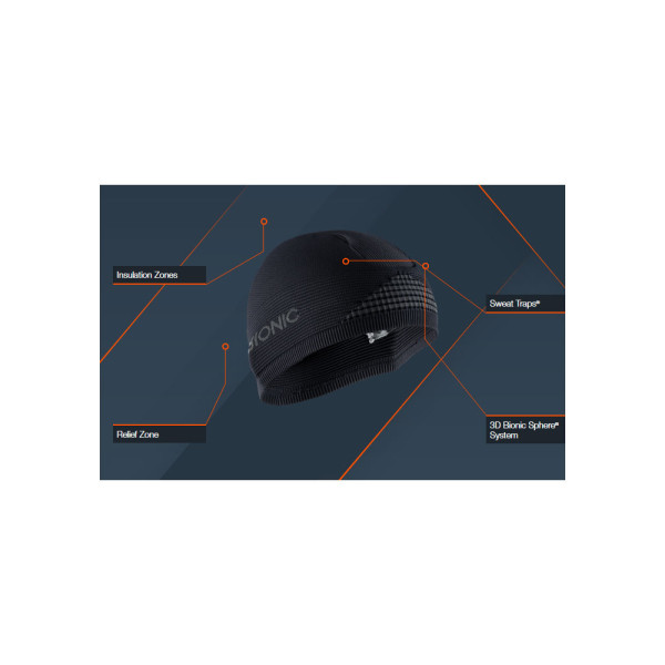 Шапка X-Bionic Helmet Cap 4.0 чорна