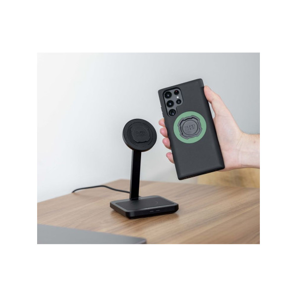 Подвійна безпровідна зарядка для телефону MAG Dual Desktop Quad Lock на стіл